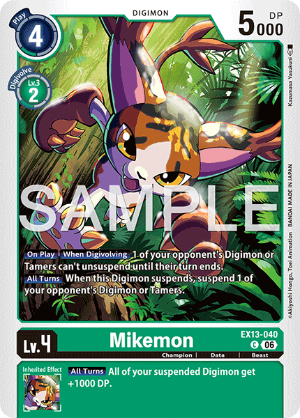 (Pre-order 2nd October 2026) Mikemon (EX13-040) Common