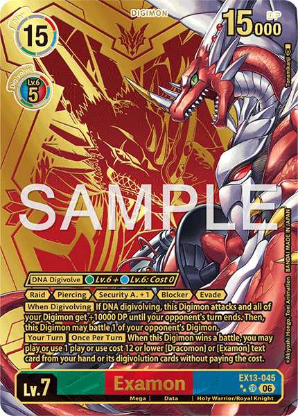 (Pre-order 2nd October 2026) Examon (EX13-045) Gold Finish