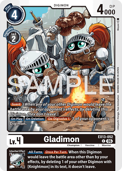 (Pre-order 2nd October 2026) Gladimon (EX13-052) Common
