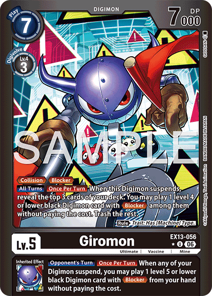 Giromon (EX13-056) Limited Uncommon