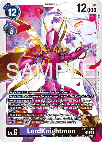 (Pre-order 2nd October 2026) LordKnightmon (EX13-064) Super Rare