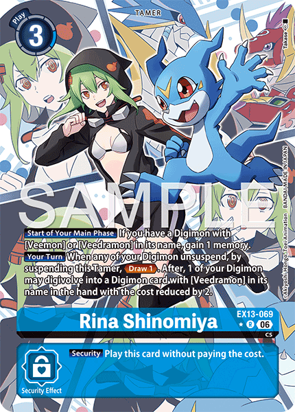 (Pre-order 2nd October 2026) Rina Shinomiya (EX13-069) Alternative Art