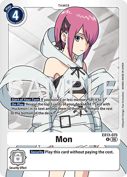 (Pre-order 2nd October 2026) Mon (EX13-075) Rare