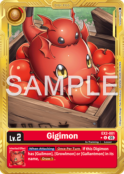 Gigimon (EX2-001) Digimon Generation [AD01] Gold