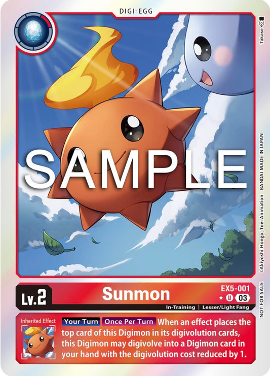 Sunmon (EX5-001) Box Topper