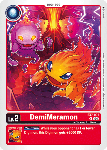 DemiMeramon (EX7-001) Common