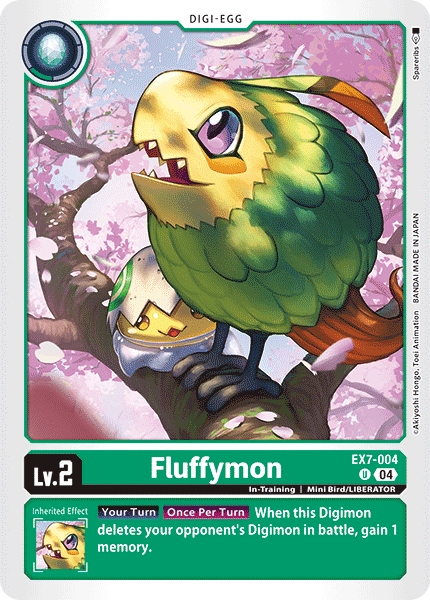 Fluffymon (EX7-004) Uncommon