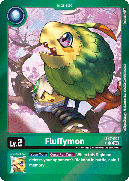 Fluffymon (EX7-004) Limited Uncommon