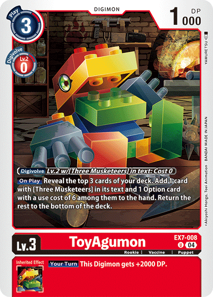 ToyAgumon (EX7-008) Uncommon