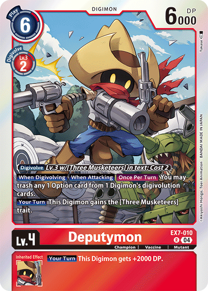 Deputymon (EX7-010) Rare