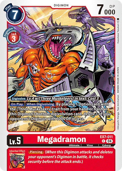 Megadramon (EX7-011) Common