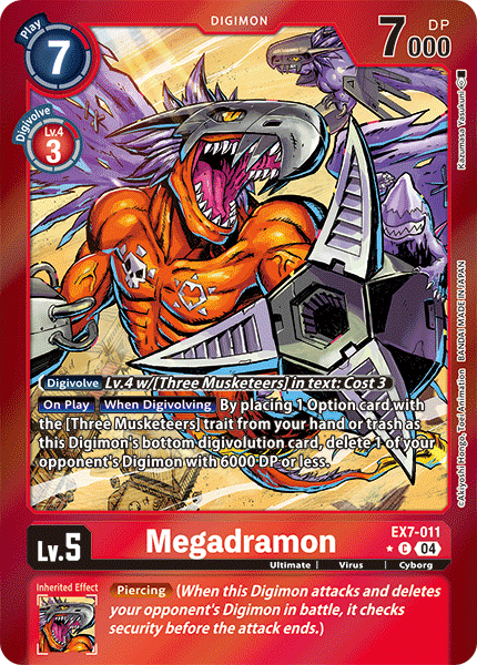 Megadramon (EX7-011) Limited Common