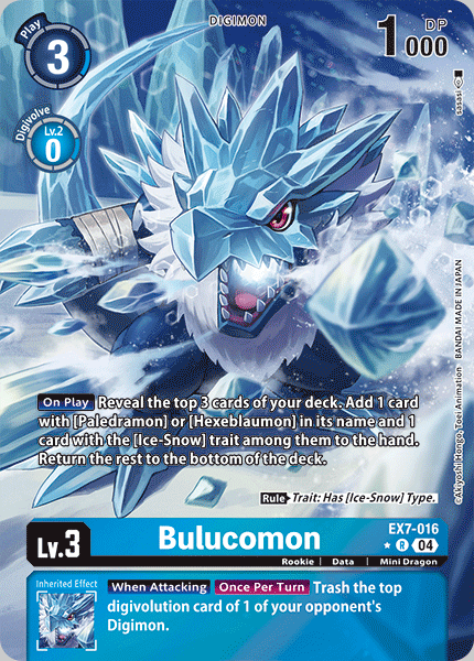 Bulucomon (EX7-016) Alternative Art