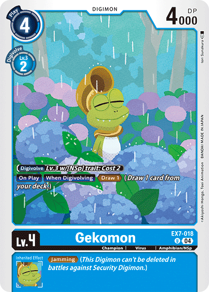 Gekomon (EX7-018) Uncommon