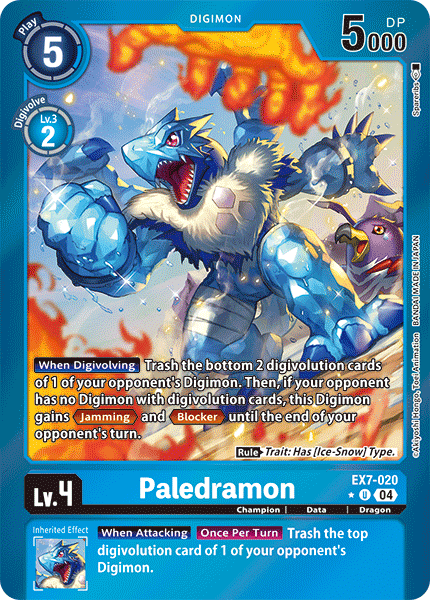 Paledramon (EX7-020) Limited Uncommon