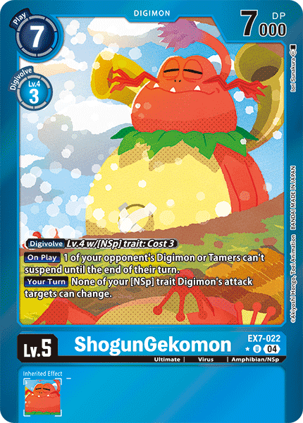 ShogunGekomon (EX7-022) Limited Uncommon