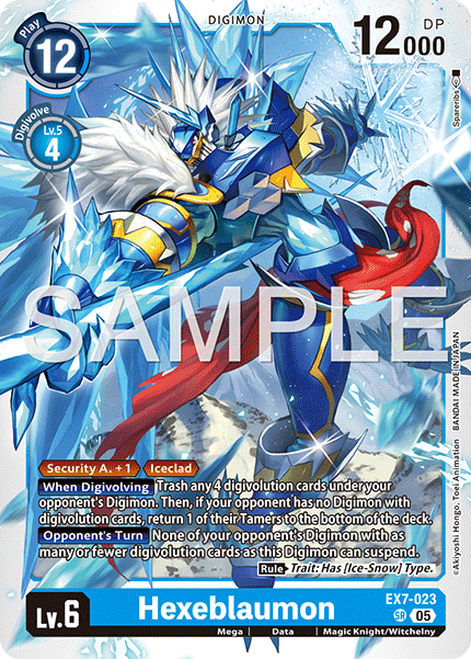 Hexeblaumon (EX7-023) Digimon Generation [AD01]