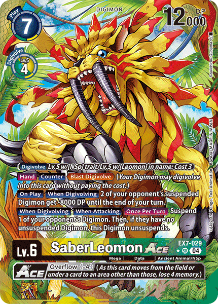 SaberLeomon ACE (EX7-029) Alternative Art