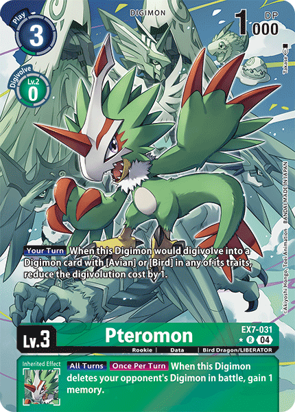 Pteromon (EX7-031) Alternative Art