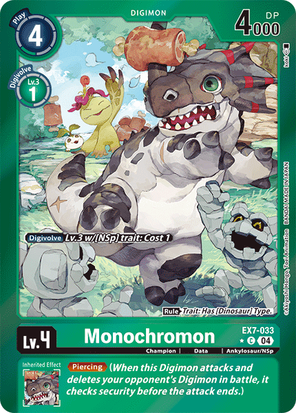 Monochromon (EX7-033) Limited Common