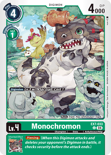 Monochromon (EX7-033) Common