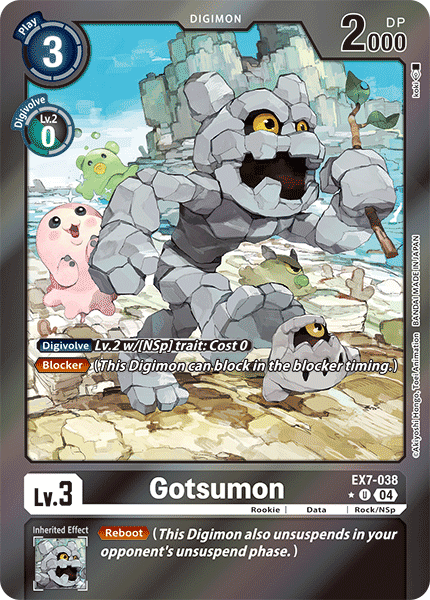 Gotsumon (EX7-038) Limited Uncommon