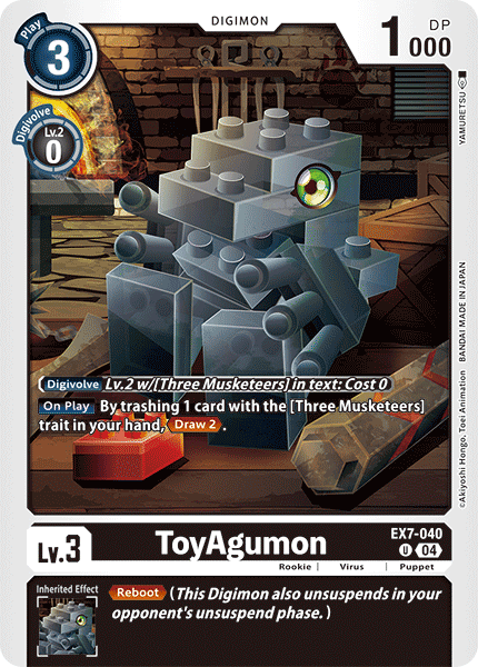 ToyAgumon (EX7-040) Uncommon