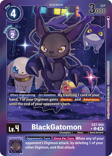 BlackGatomon (EX7-054) Limited Uncommon