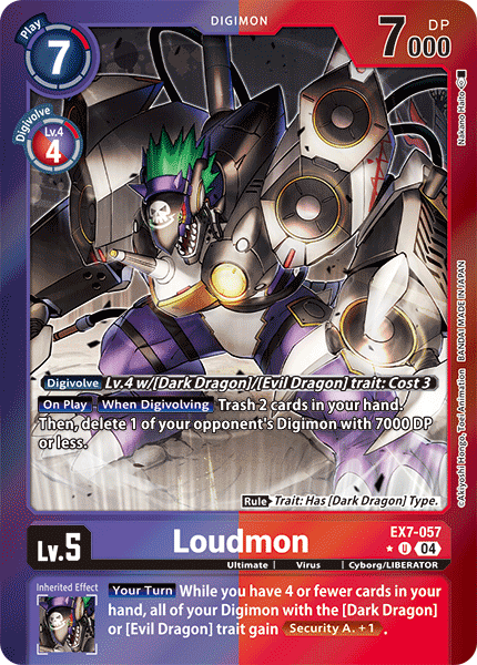 Loudmon (EX7-057) Limited Uncommon