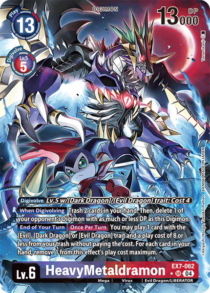 HeavyMetaldramon (EX7-062) Alternative Art