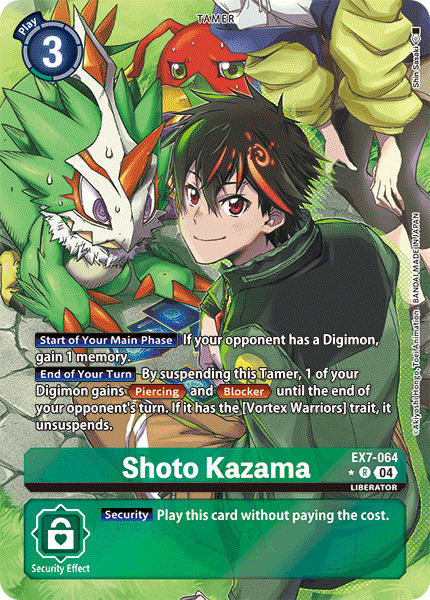 Shoto Kazama (EX7-064) Alternative Art