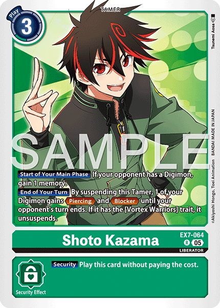 Shoto Kazama (EX7-064) Digimon Generation [AD01]