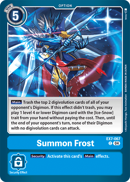 Summon Frost (EX7-067) Common