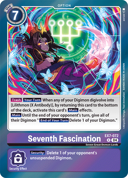 Seventh Fascination (EX7-072) Rare