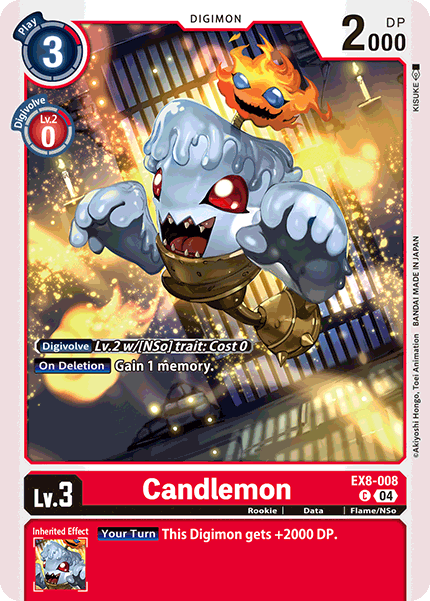 Candlemon (EX8-008) Common