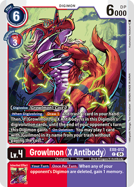 Growlmon (X Antibody) (EX8-012) Common