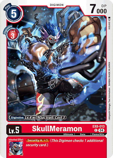 SkullMeramon (EX8-013) Common