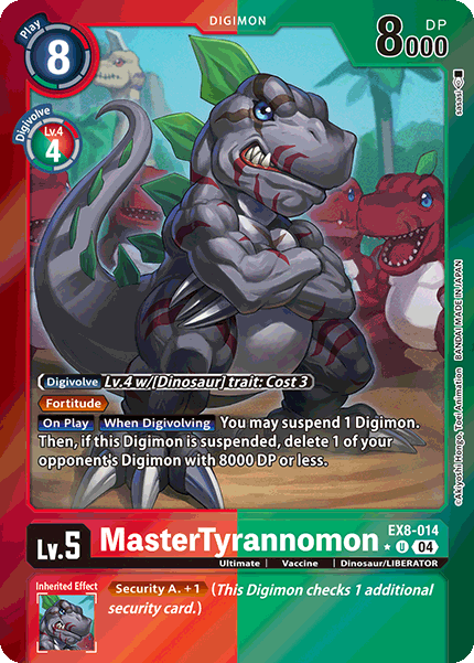 MasterTyrannomon (EX8-014) Limited Uncommon