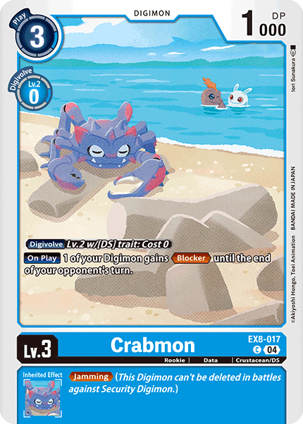 Crabmon (EX8-017) Common