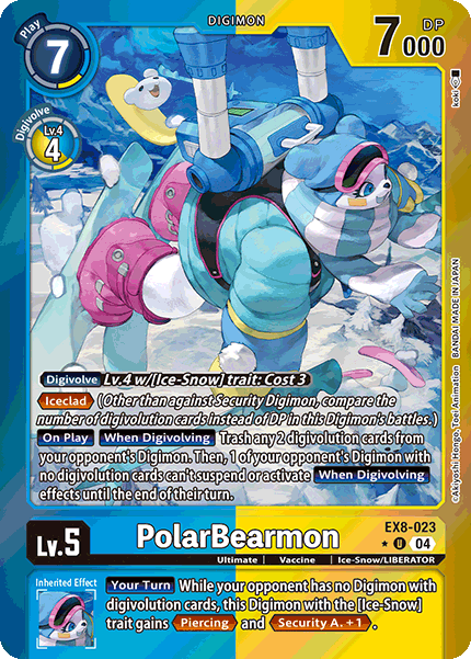 PolarBearmon (EX8-023) Limited Uncommon