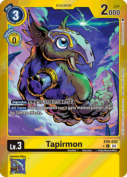 Tapirmon (EX8-030) Limited Common