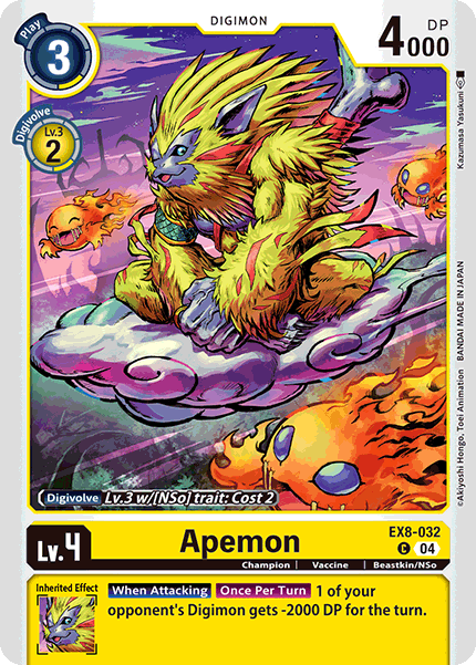 Apemon (EX8-032) Common