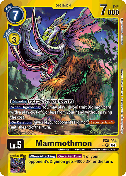 Mammothmon (EX8-034) Limited Common