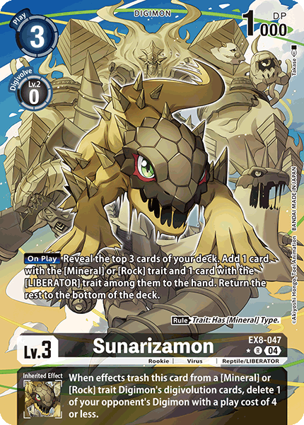 Sunarizamon (EX8-047) Alternative Art