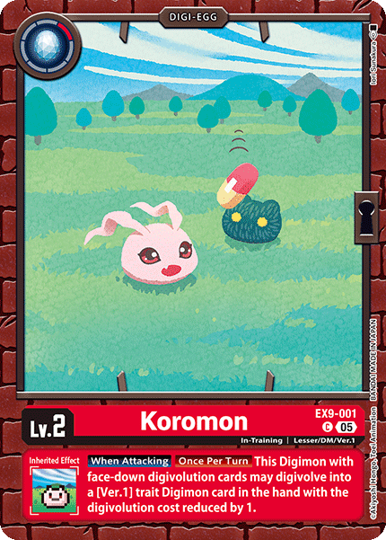 Koromon (EX9-001) Common