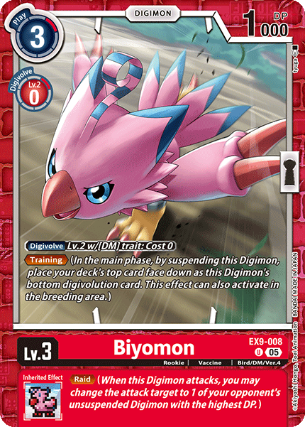Biyomon (EX9-008) Uncommon