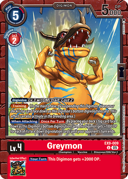 Greymon (EX9-009) Uncommon