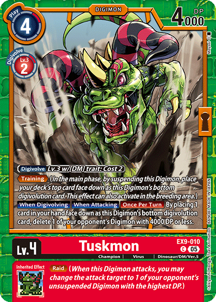 Tuskmon (EX9-010) Common