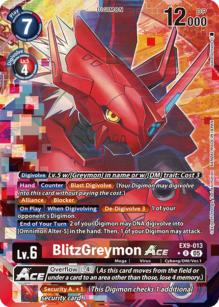 BlitzGreymon ACE (EX9-013) Alternative Art