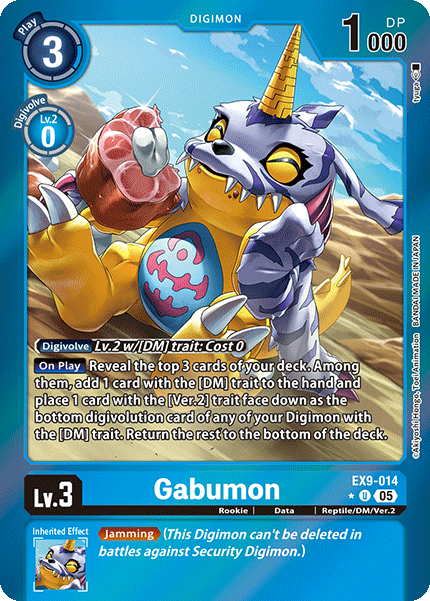 Gabumon (EX9-014) Limited Uncommon